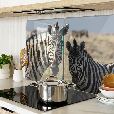 Chopping board Zebras in their natural habitat