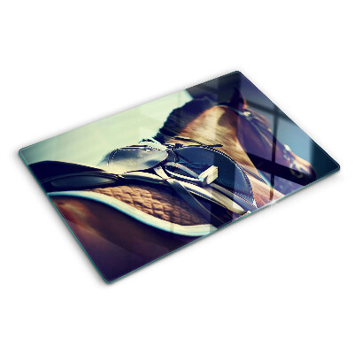 Chopping board glass Horses and equestrian accessories