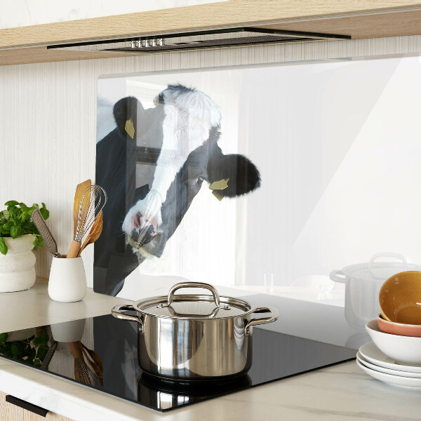 Glass cutting board Interesting cow