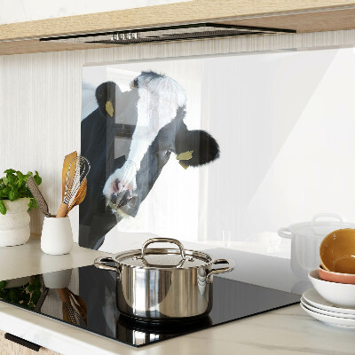 Glass cutting board Interesting cow