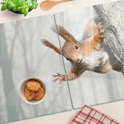Cutting board Squirrel on a branch