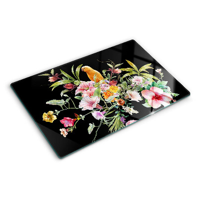 Cutting board Flowers and birds