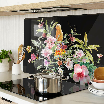 Cutting board Flowers and birds