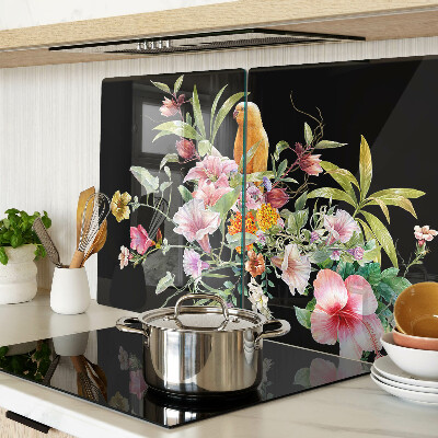 Cutting board Flowers and birds