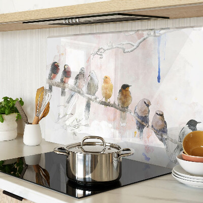 Chopping board Birds on a branch