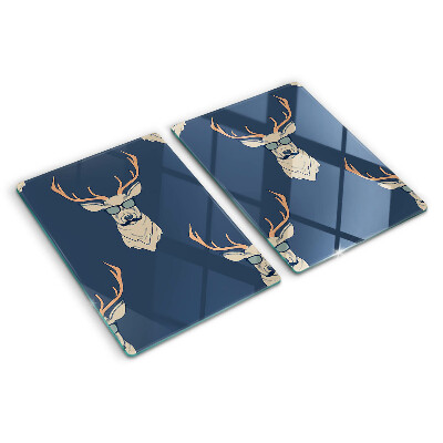 Cutting board Reindeer in sunglasses