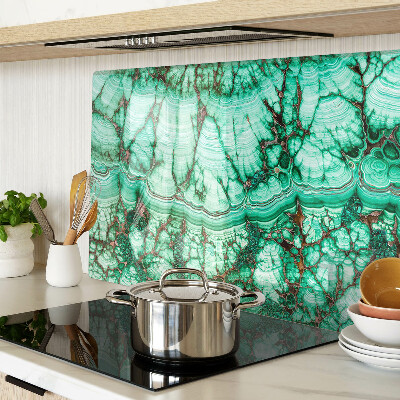 Cutting board Marble in shades of green