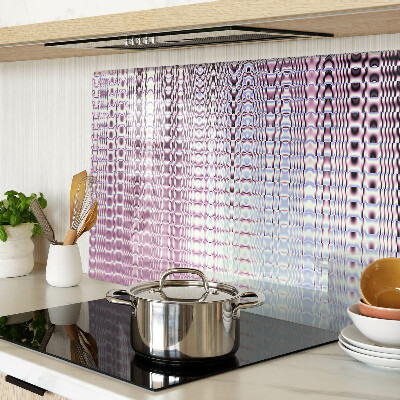 Glass chopping board Waves in shades of pink