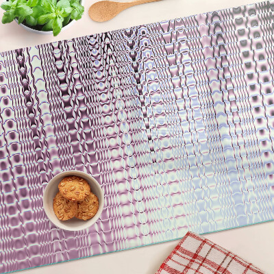 Glass chopping board Waves in shades of pink