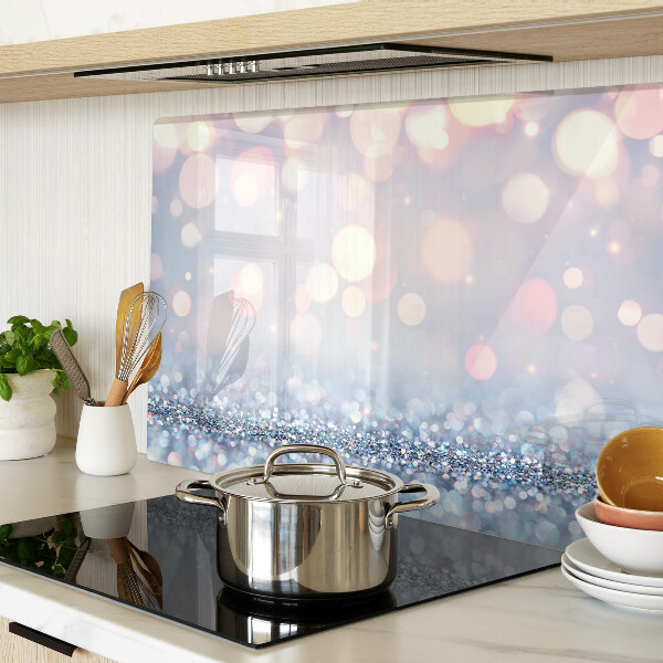 Glass cutting board Sparkling lights with a diamond accent