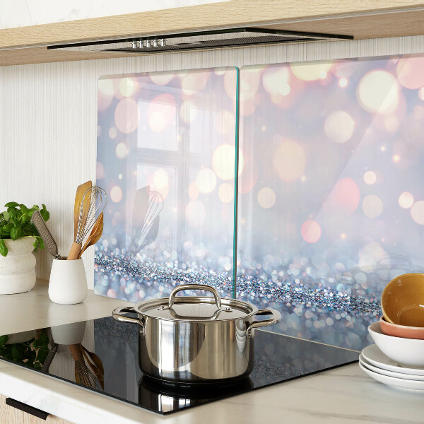 Glass cutting board Sparkling lights with a diamond accent