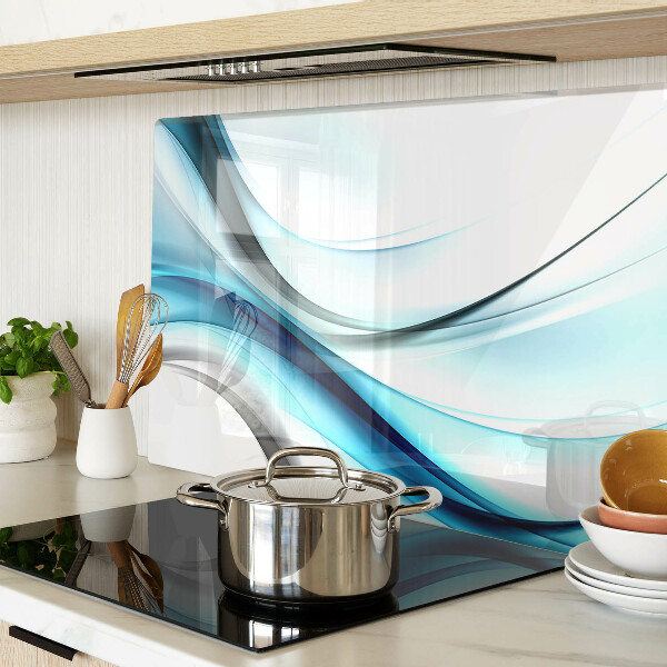 Chopping board Waves in shades of blue