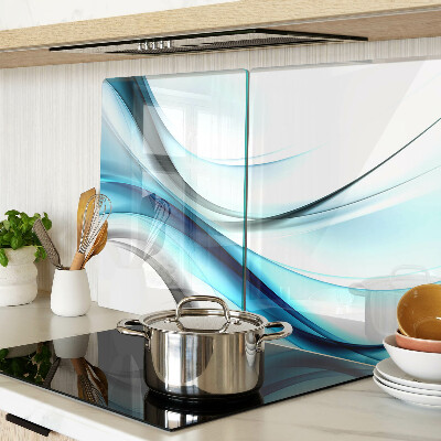 Chopping board Waves in shades of blue