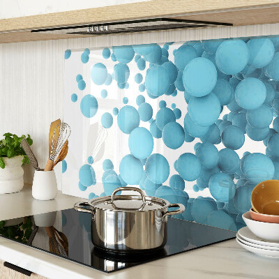 Chopping board Bubbles in shades of blue