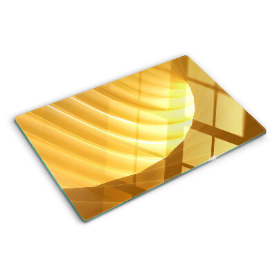 Cutting board Golden waves and windows