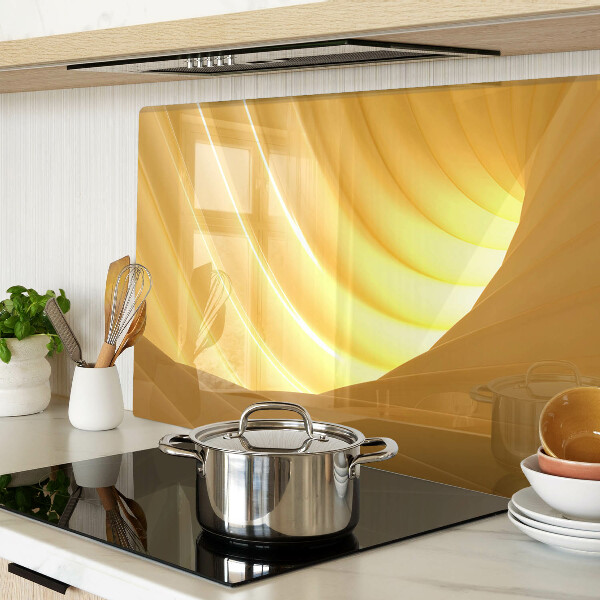 Cutting board Golden waves and windows