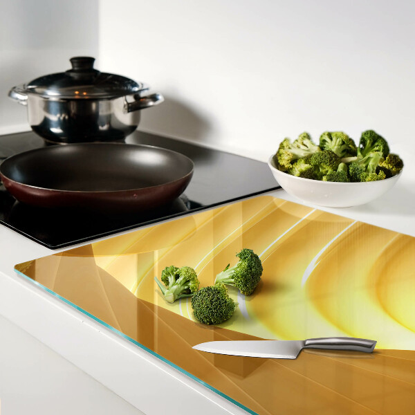 Cutting board Golden waves and windows