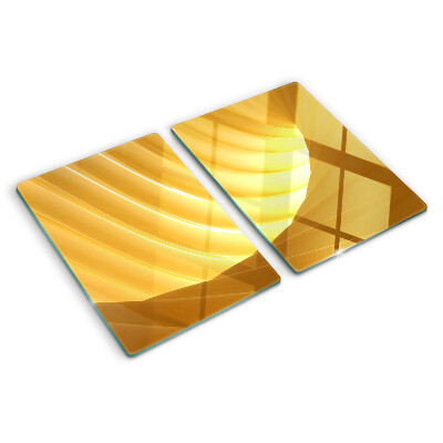 Cutting board Golden waves and windows