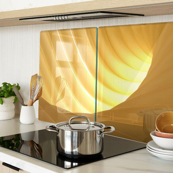 Cutting board Golden waves and windows