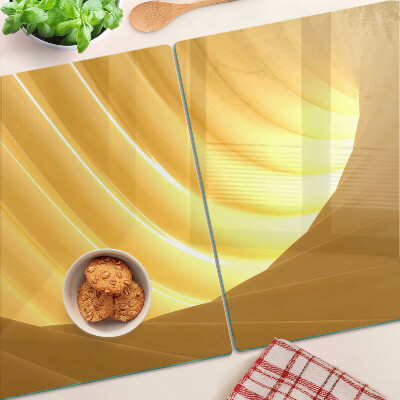 Cutting board Golden waves and windows