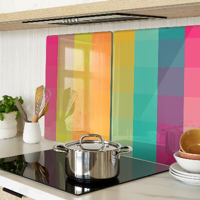 Cutting board Colorful geometry with gradient