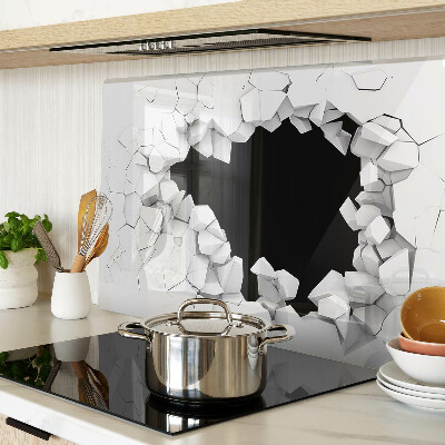Chopping board glass Cracked wall