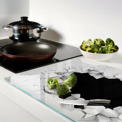 Chopping board glass Cracked wall