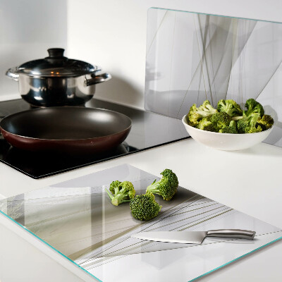 Cutting board Abstract lines and shapes