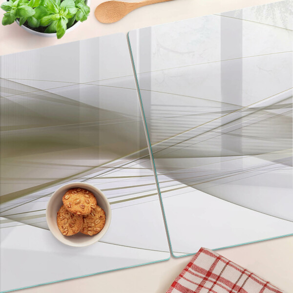 Cutting board Abstract lines and shapes