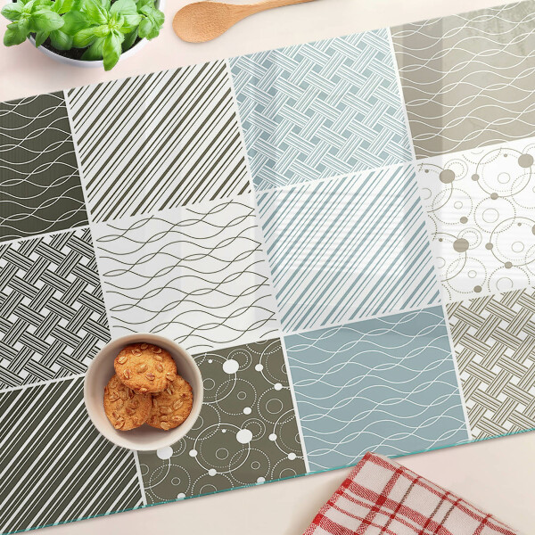 Glass cutting board Geometric patterns and lines