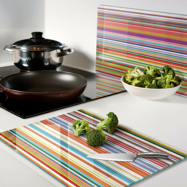 Cutting board Colorful stripes