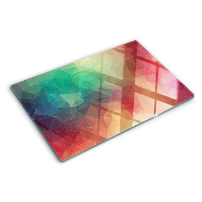 Glass cutting board Abstract geometric pattern