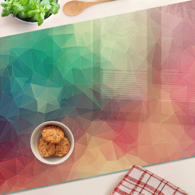 Glass cutting board Abstract geometric pattern