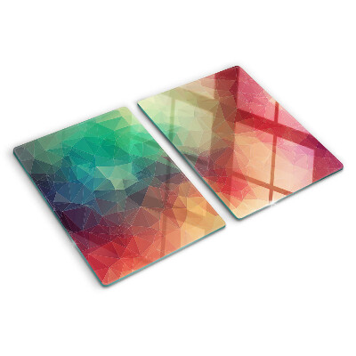 Glass cutting board Abstract geometric pattern