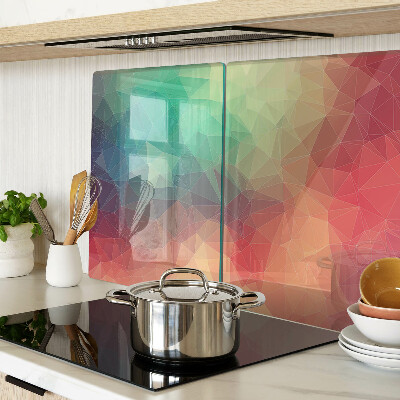 Glass cutting board Abstract geometric pattern