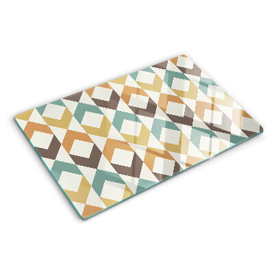 Chopping board Geometry in pastel colors