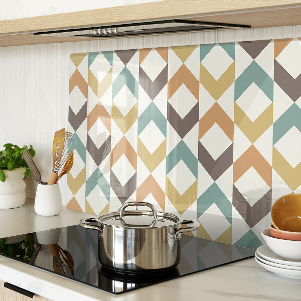 Chopping board Geometry in pastel colors
