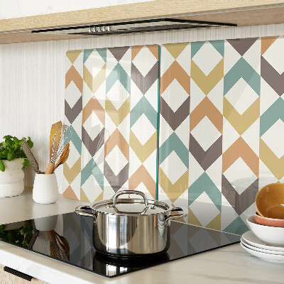 Chopping board Geometry in pastel colors