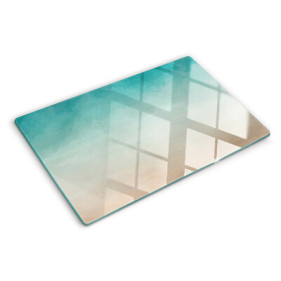 Cutting board Blue and orange gradient