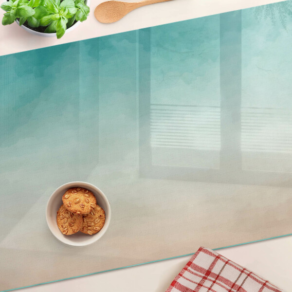 Cutting board Blue and orange gradient