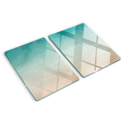 Cutting board Blue and orange gradient