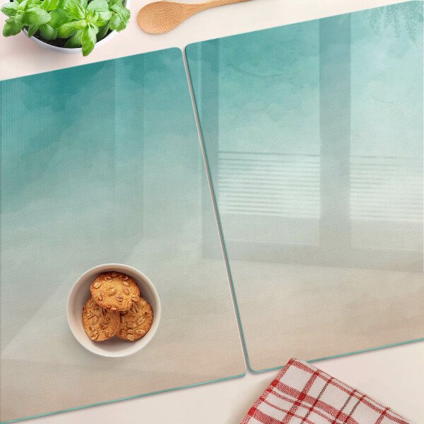 Cutting board Blue and orange gradient