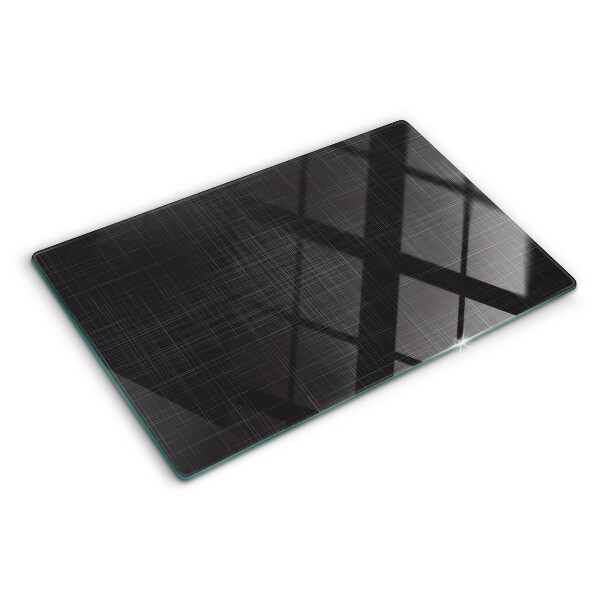 Chopping board glass Geometry of lines and shadows