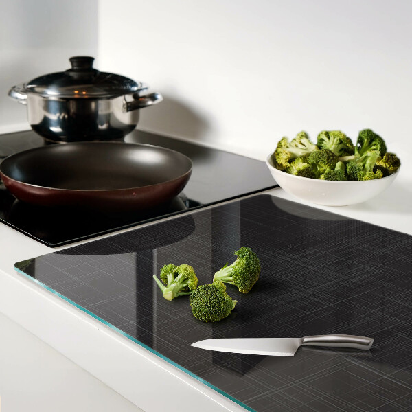 Chopping board glass Geometry of lines and shadows