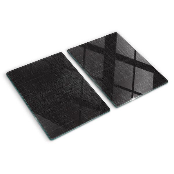 Chopping board glass Geometry of lines and shadows