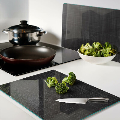 Chopping board glass Geometry of lines and shadows