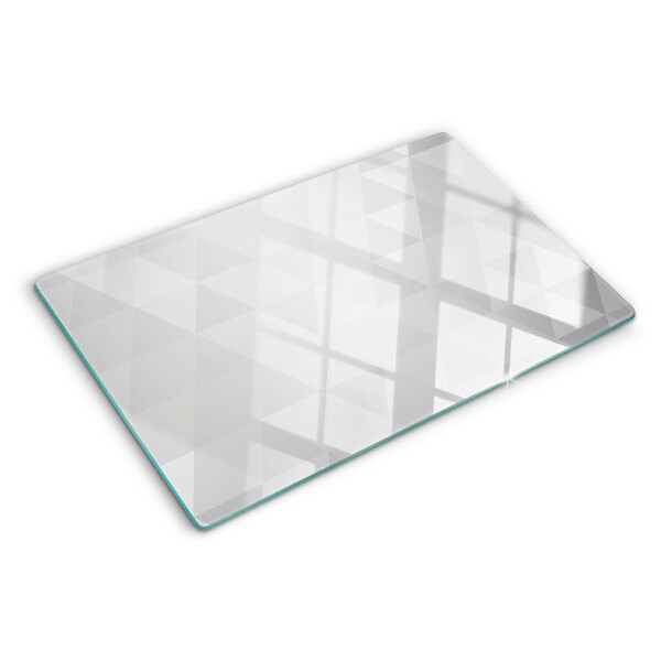 Chopping board Geometric patterns in shades of gray