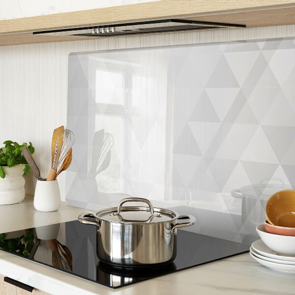 Chopping board Geometric patterns in shades of gray
