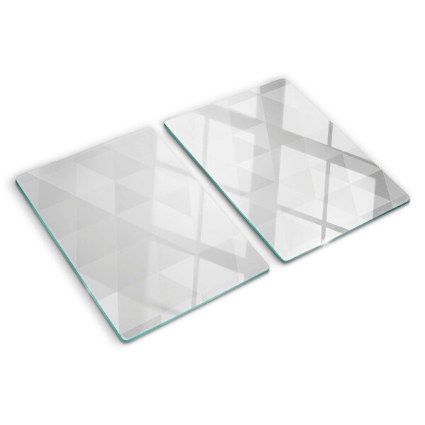 Chopping board Geometric patterns in shades of gray