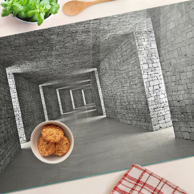 Glass cutting board The illusion of space in architecture